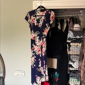 Floral Wrap Dress. VICI